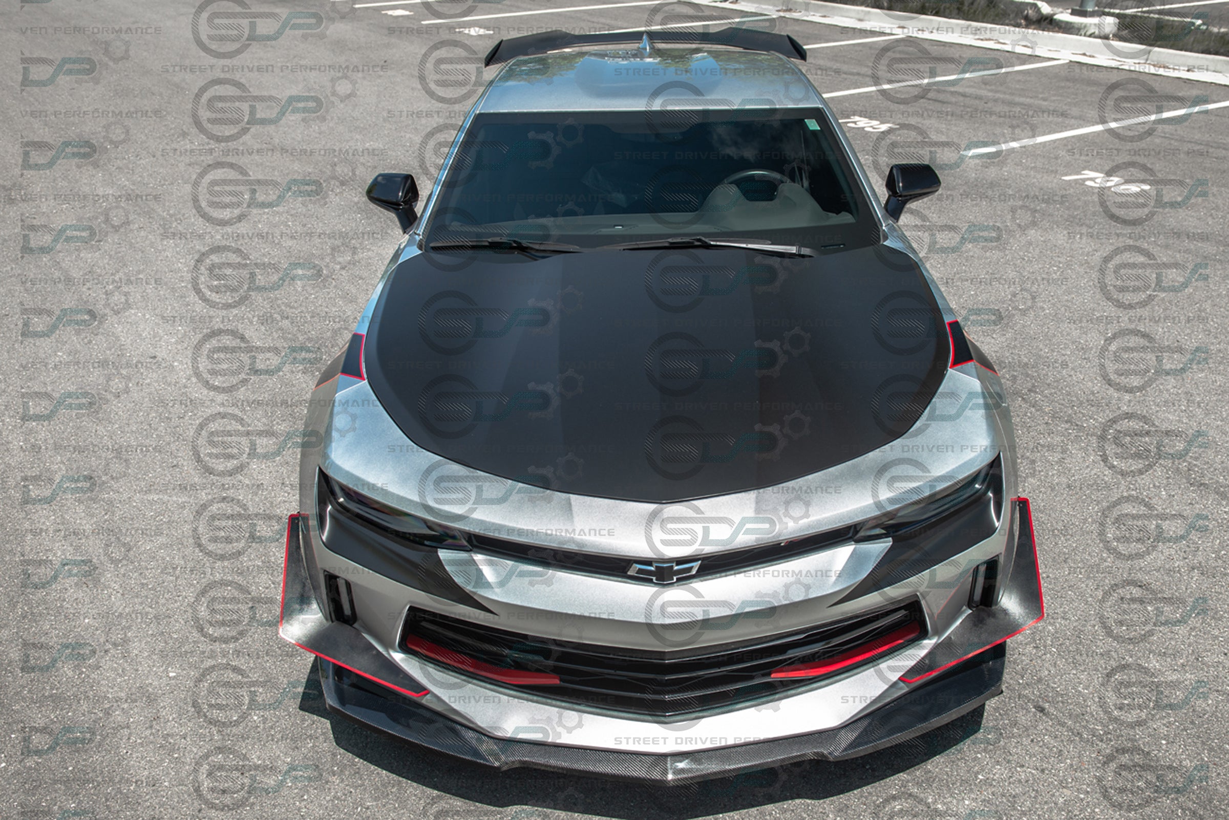 2016-2018 6th Gen Camaro - "ZL1 Performance Package" Carbon Fiber Front Splitter / Lip Ground Effects - for all LT / LS / RS models